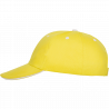 Gorra algodón 6 paneles con contraste en la visera