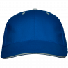 Gorra algodón 6 paneles con contraste en la visera