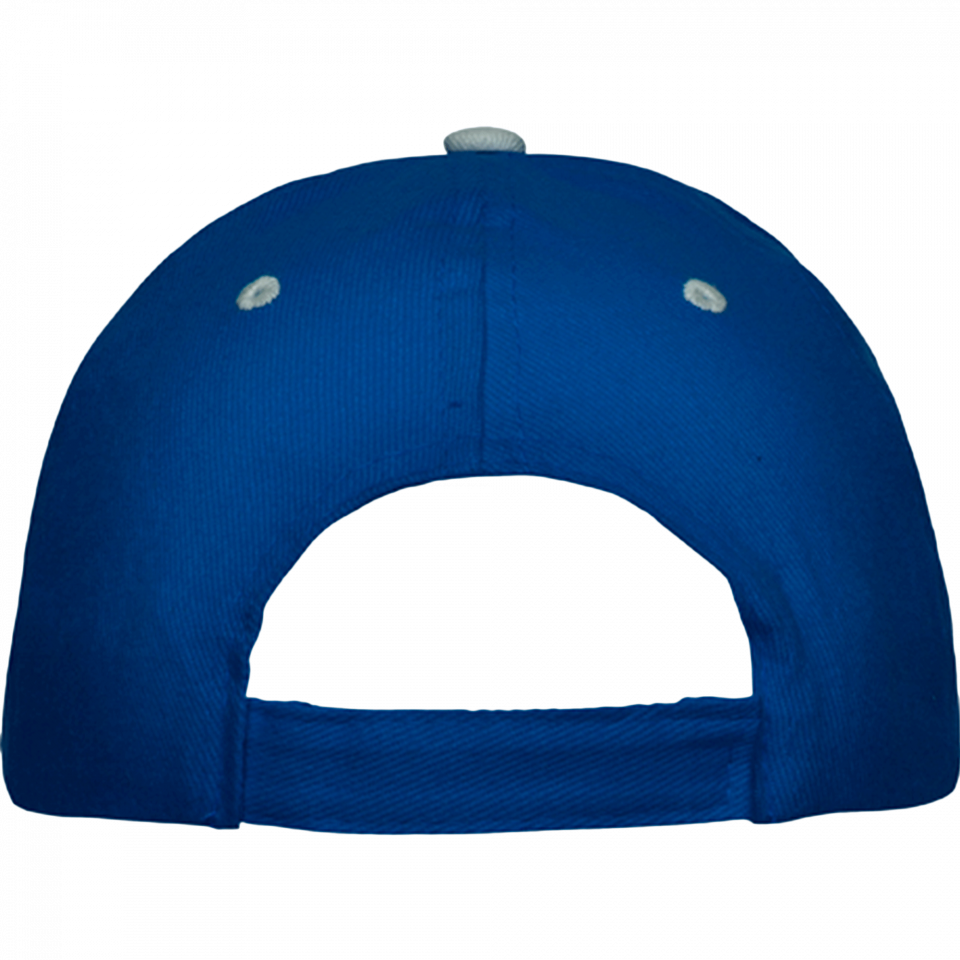 Gorra algodón 6 paneles con contraste en la visera