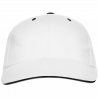 Gorra algodón 6 paneles con contraste en la visera