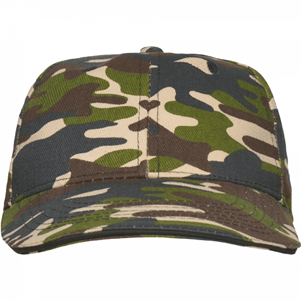 Gorra algodón 6 paneles con contraste en la visera