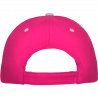 Gorra algodón 6 paneles con contraste en la visera