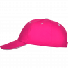 Gorra algodón 6 paneles con contraste en la visera