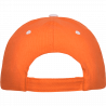 Gorra algodón 6 paneles con contraste en la visera