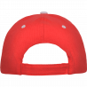 Gorra algodón 6 paneles con contraste en la visera