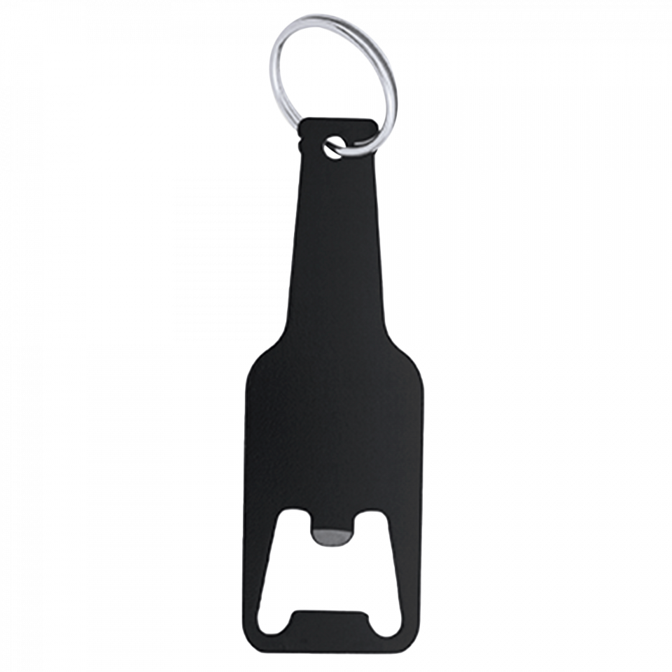 Llavero abridor Stout con forma de botella personalizado