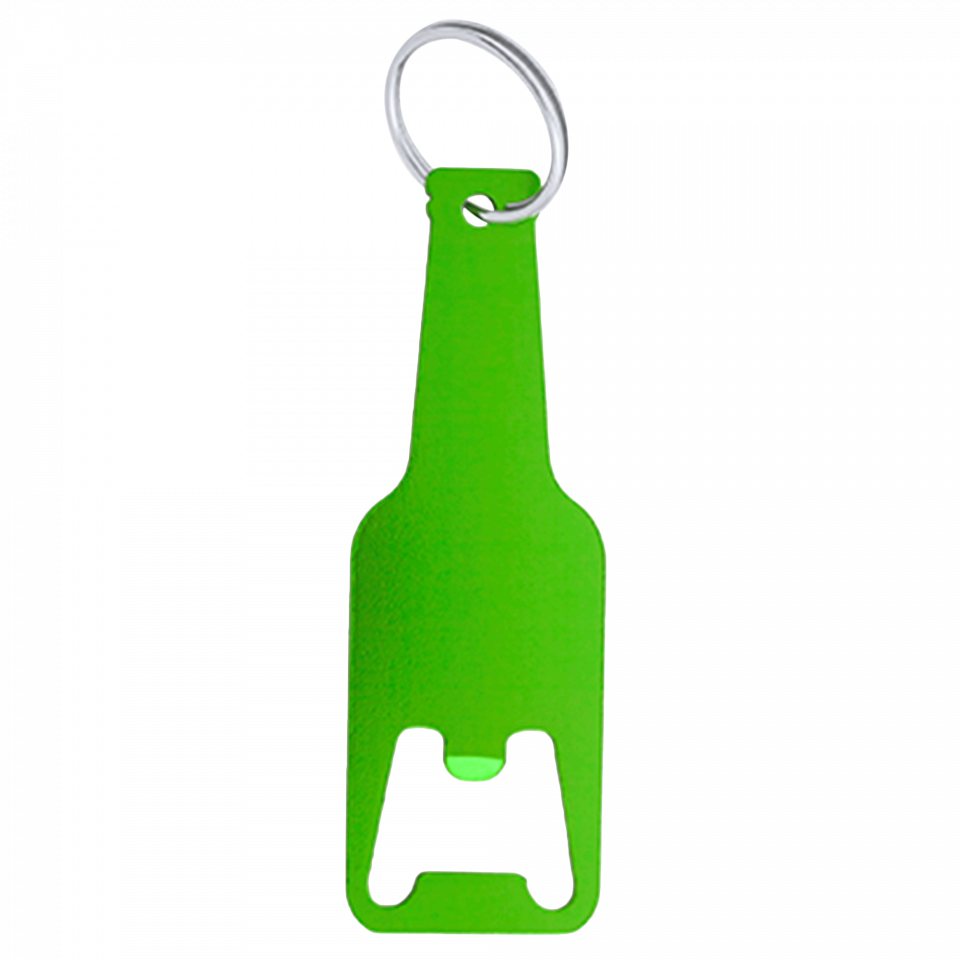 Llavero abridor Stout con forma de botella personalizado