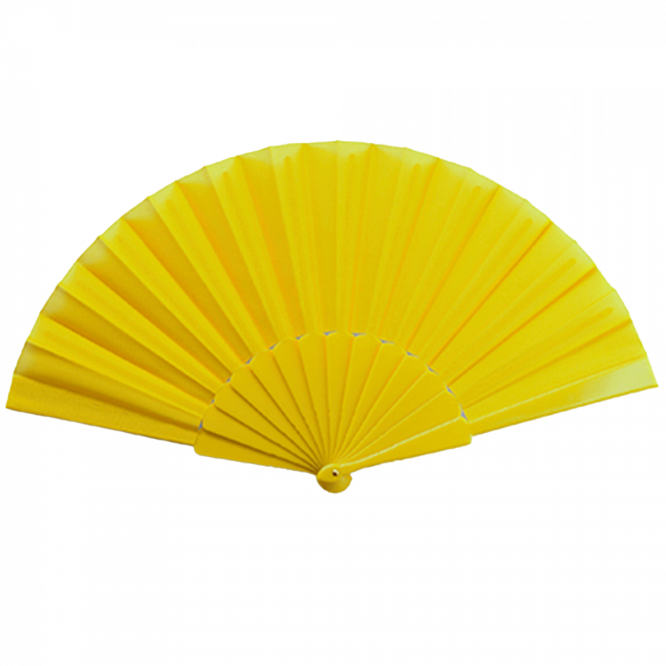 Abanico Albero con varillas de plástico y tela personalizado