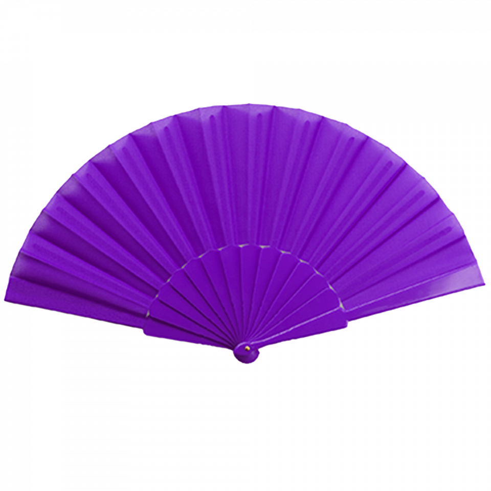 Abanico Albero con varillas de plástico y tela personalizado