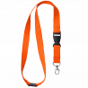 Lanyard Guest con mosquetón, hebilla y cierre de seguridad personalizado