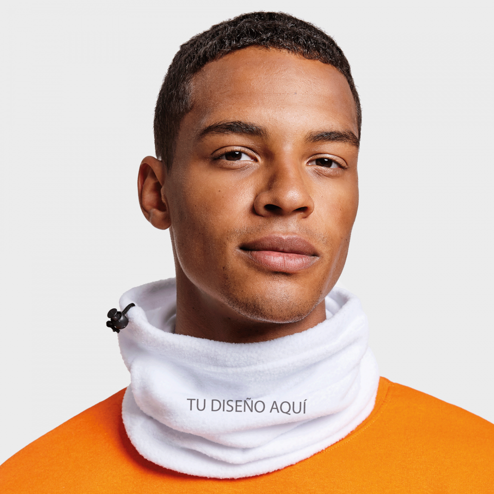 Cuello Nukka polar con ajustador elástico personalizado