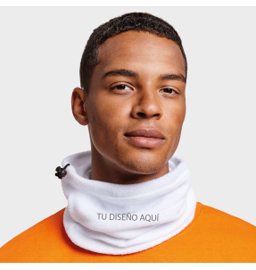 Cuello Nukka polar con ajustador elástico personalizado