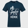 Camiseta Día del Padre: mi padre es mi héroe