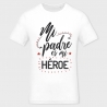 Camiseta Día del Padre: mi padre es mi héroe