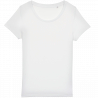 Camiseta blanca mujer de algodón orgánico Stanley/Stella Jazzer personalizada