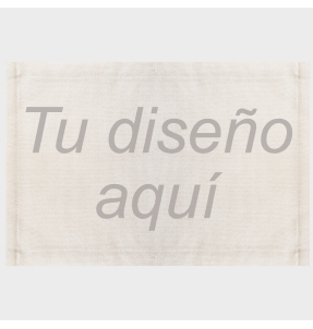 Mantel individual de lino personalizado