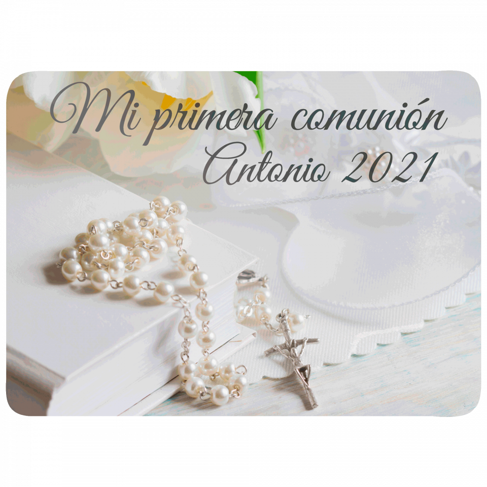 Mantel individual con base de corcho personalizado