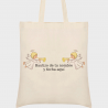 Bolsa de tela bautizo ángeles