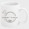Taza boda anillos