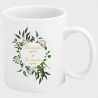 Taza boda hojas 2