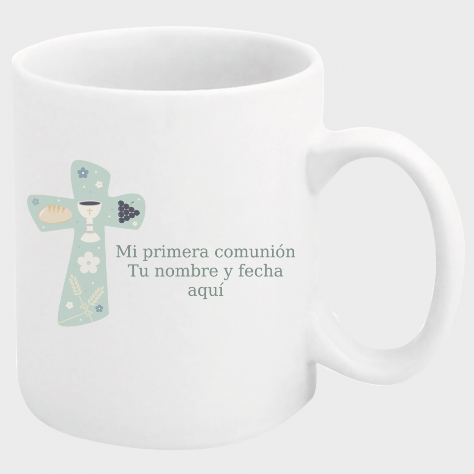 Taza comunión cruz