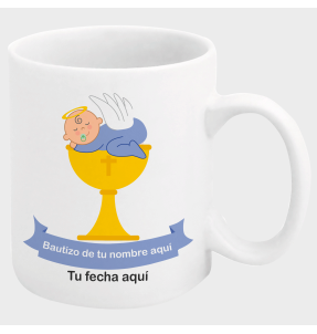Taza bautizo bebé copa