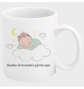 Taza bautizo bebé
