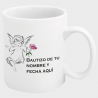 Taza bautizo ángel
