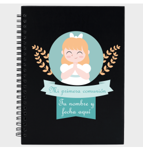 Libreta comunión chica 2