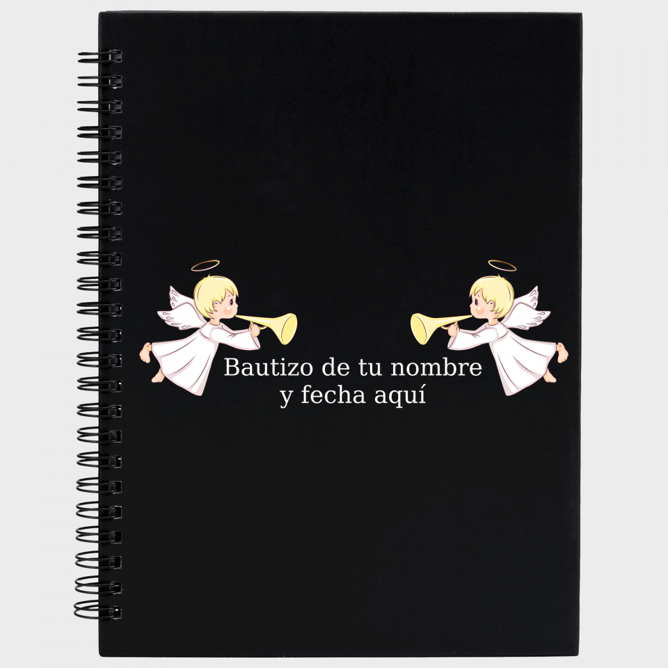 Libreta bautizo ángeles