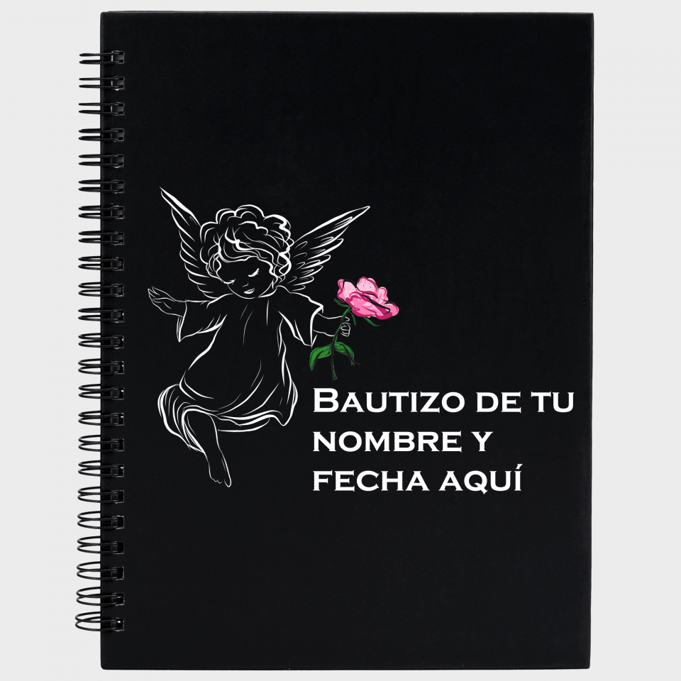 Libreta bautizo ángel