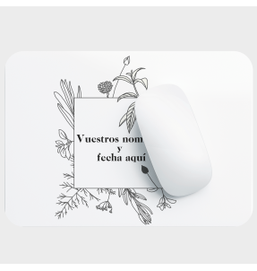 Alfombrilla boda flores