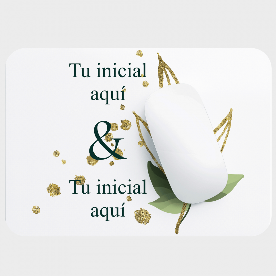 Alfombrilla boda hojas