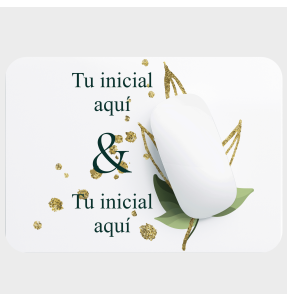 Alfombrilla boda hojas