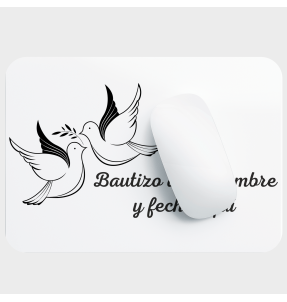 Alfombrilla bautizo palomas