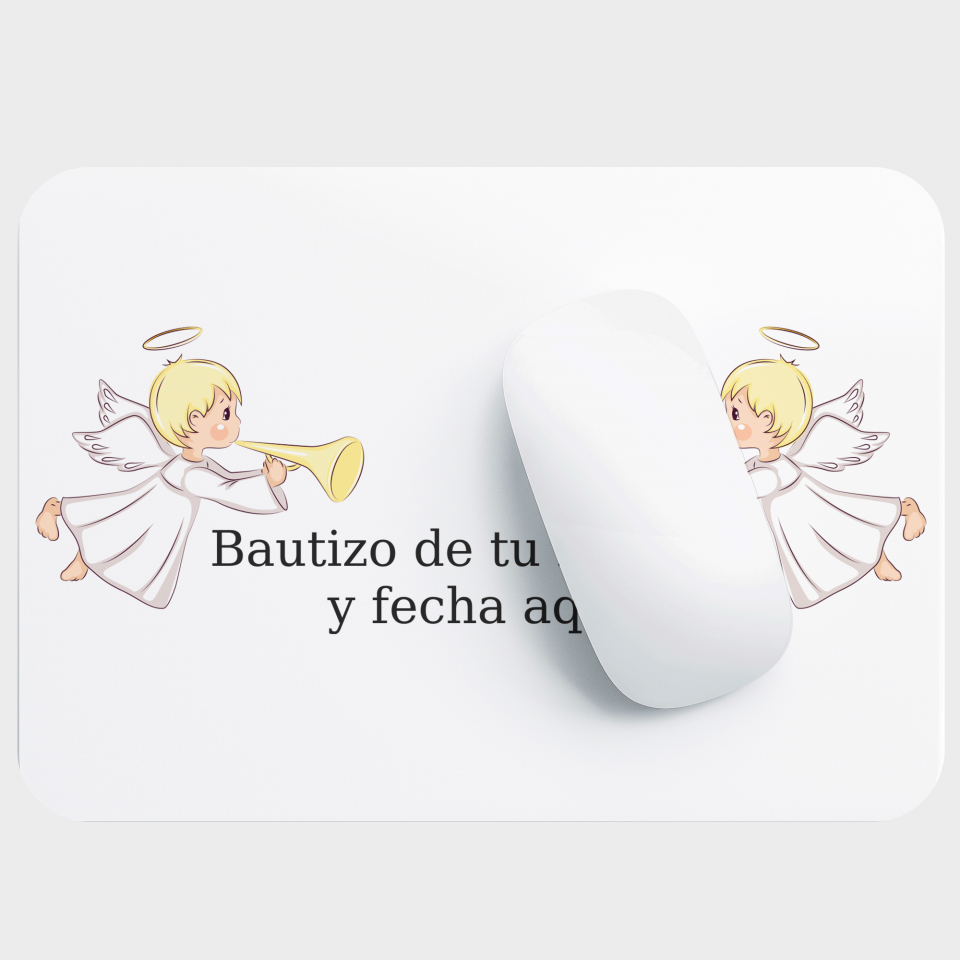 Alfombrilla bautizo ángeles