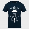 Camiseta Día del Padre: feliz día del padre tú eres el mejor