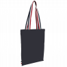 Bolsa de tela con asas tricolor personalizada