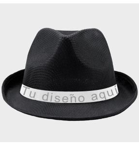 Sombrero de poliéster con cinta personalizada full print a todo color