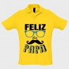 Polo manga corta Día de Padre: feliz día papa