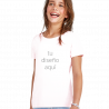 Camiseta niña personalizada