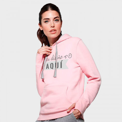 Sudadera Rosa Mujer