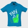 Polo manga corta Día de Padre: papa tú eres el número 1