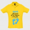 Polo manga corta Día de Padre: te quiero de la cabeza a los pies