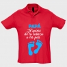 Polo manga corta Día de Padre: te quiero de la cabeza a los pies