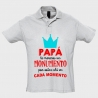 Polo manga corta Día de Padre: papa te mereces un monumento