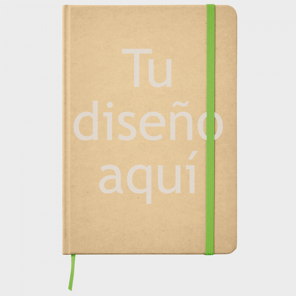 Libreta A5 de cartón reciclado Everwrite personalizada
