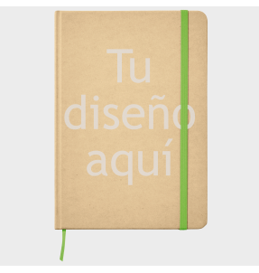 Libreta A5 de cartón reciclado Everwrite personalizada