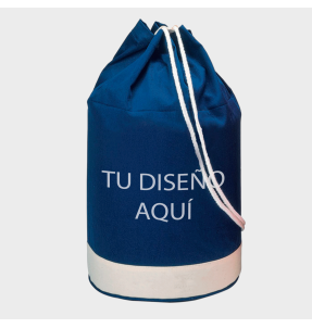 Bolsa de playa bicolor personalizada