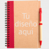 Libreta de papel reciclado Sonora plus personalizada